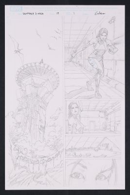 Edgar Salazar | Original Art from Uncanny X-Men #19 (2017) Page 1 Pencils by Edgar Salazar | mycomicshop.com