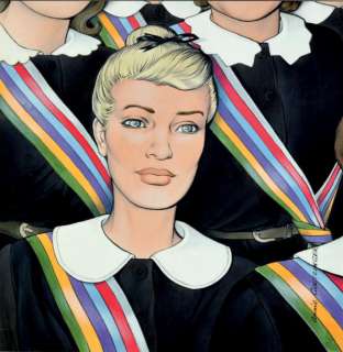 Goetzinger, Annie | La demoiselle de la légion d’honneur Illustration originale | Cornette de St Cyr