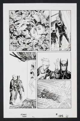 Joshua Cassara | Original Art from X-Force #3 (2020) Page 3 Pencils and Inks by Joshua Cassara | mycomicshop.com