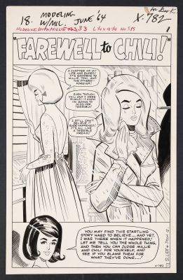 Stan Goldberg | Original Art Modeling With Millie #33 (1964) Complete 18-Page Story ’Farewell to Chili’ Pencils by Stan Goldberg | mycomicshop.com (Buy It Now)