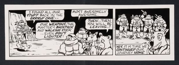 Dan Berger And Jim Lawson | Teenage Mutant Ninja Turtles Comic Strip (6/13/91) | mycomicshop.com (Buy It Now)