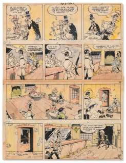 Morris (1923-2001) | Lucky Luke contre Pat Poker, " Nettoyage à Red City" | Christie’s