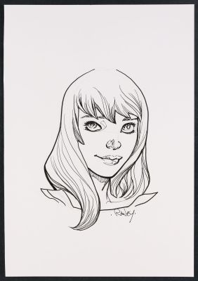 Tom Raney | Supergirl Sketch | mycomicshop.com