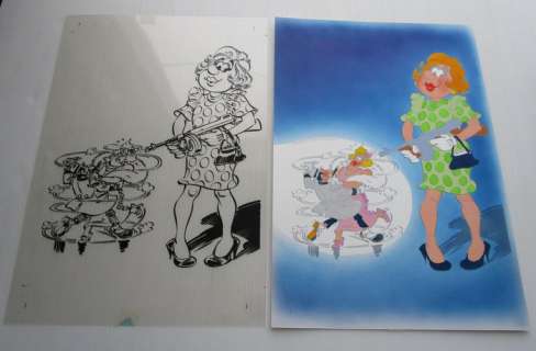 Berck (Berckmans, Arthur) | Sammy 30 - originele inkleuring + zwartfilm - Lijfwachten op hoge hakken - (1993) | Catawiki