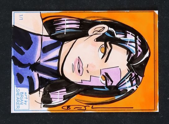 Brian Shearer | Psylocke Sketch Card | mycomicshop.com (Buy It Now)