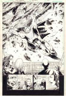 Joe Prado, Michael Bair - Rann / Thanagar War: Infinite Crisis Special #1 P.17 - Superman Splash - 2006