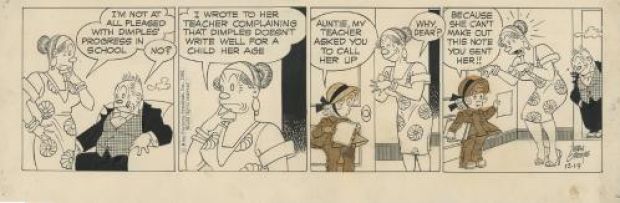 Vernon Greene | Bringing up Father, Strip du 19 décembre 1962 | Galerie 9ème Art