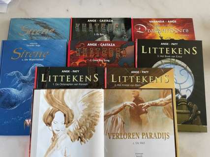 Varanda - Ange - Castaza - Paty | De Orde van de Drakenridders 1 - Littekens 1 t/m 3 - Sirene 1, 2 - Khatedra 1, 2 - Verloren Paradijs 1 met prachtige aquarel - Cartonné - EO | Catawiki