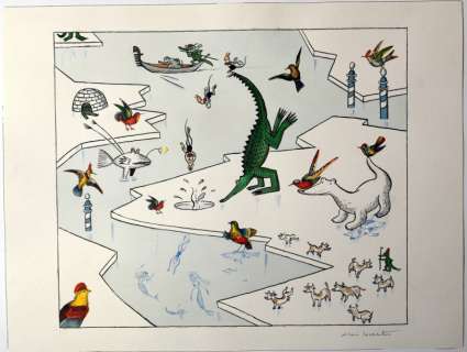 Lachartre, Alain  (1946) | LACHARTRE, Alain Grande illustration originale: "Jeux divers sur la ba | Estim Nation