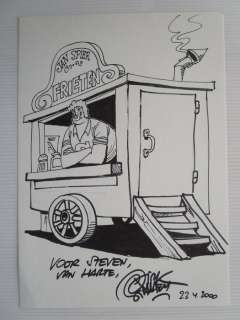 Dirk Stallaert | Dirk Stallaert - Originele tekening - Jan Spier (Nero) - (2000) | Catawiki