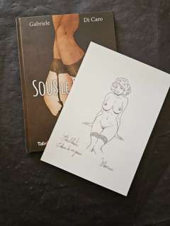 Di Caro, Gabriele | Sous le paradis - Avec dessin original signé par Gabriele Di Caro sur une feuille - Format: 21 x 29 cm. - Réédition - (2019) | Catawiki