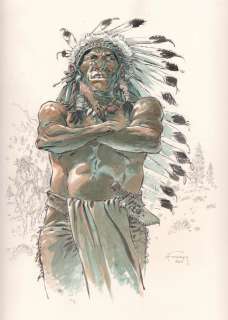 Hermann | Comanche, illustration en couleurs directes Ã  l’a… | Millon