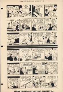 Gould - DICK TRACY, Daily Proofs (12/23~12/28/1957) | Russ Cochran