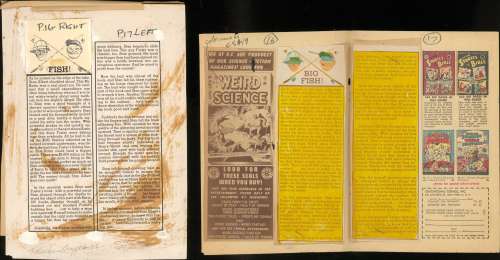 BIG FISH, Text Story, 2 Pcs. (1953) | Russ Cochran