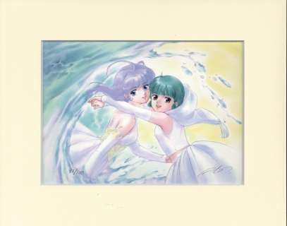 Akemi Takada Hand Signed Color Reproduction Illustration "Creamy Mami, the Magic Angel"