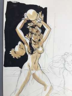 Meynet, Félix | Meynet, Félix - Dessin original préliminaire - Hommage à Hergé | Catawiki