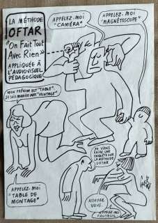 Gébé | Gébé - Dessin original - La Méthode Oftar | Catawiki