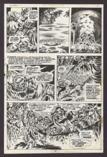 WEREWOLF BY NIGHT Issue #9 Interior Page | ComicConnect