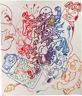 Canvas Board with Takashi Nemoto stamped Hand-Drawn Illustration | Mandarake (Big Web)
