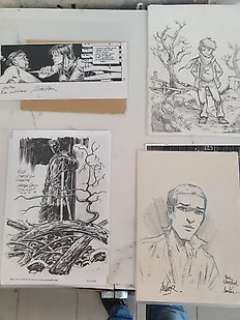 Anlor / Monin / Calore / Suno - Anlor / Calore / Monin / Suno - 4x dessin original + correspondance