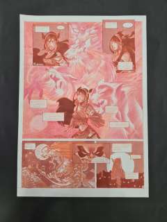 Kéramidas, Nicolas | Kéramidas, Nicolas - Planche originale préliminaire - Lunna T5 - Le Cercle des miroirs - (2006) | Catawiki