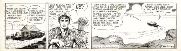 Raeburn Van Buren | Abbie an’ Slats daily strip | Galerie Laqua