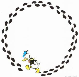 Tony Fernandez | Donald Duck Spinning Around - Original Painting - Tony Fernandez Signed - Acrylic Art - Original Artwork | Catawiki