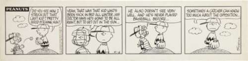 Charles Schulz Peanuts Daily Comic Strip Original Art dated 4-6-68 (United Feature Syndicate, 1968). It’s - | Heritage