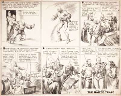 Alex Raymond Flash Gordon Sunday Comic Strip Original Art dated 3-1-36 (King Features Syndicate, 1936). This - | Heritage