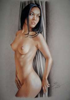 Sly | Sly - Original drawing in colour - Nude women - Size: 31 x 42 cm. - (2023) | Catawiki
