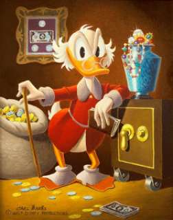 Carl Barks The Money Collector Painting Original Art (1982). A "money collector" who could tell you - | Heritage