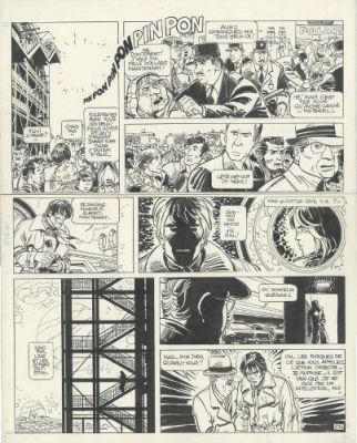 Jean-Claude Mézières | Valérian, tome 10, Brooklyn Station - terminus cosmos, planche 23 | Galerie 9ème Art