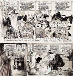 Mort Drucker MAD #210 Complete 7-Page Story "The Ring and I - The MAD ‘Lord of the Rings‘ Musical" -