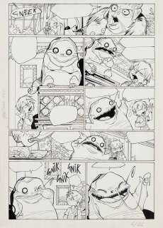 Giovanni Rigano | Monster Allergy, original art 4/44 | Art-Rite