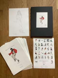 Giovanna Casotto | Giovanna Casotto - Portfolio Girls con disegno originale autografato - Page volante - EO - (2021) | Catawiki