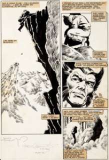 Frank Miller and Joe Rubinstein Wolverine (Limited Series) #1 Page 2 Half-Splash Page Original Art (Marvel, - | Heritage