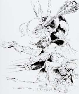 Vatche Mavlian Spider-Man and Wolverine: The Stuff of Legends #1 Cover Original Art (Marvel, 2003). Two of -