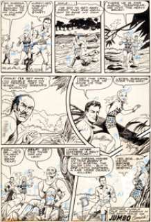 Robert Webb Sheena, Queen of the Jungle #6 Page Original Art Group (Fiction House Magazines, 1950). -