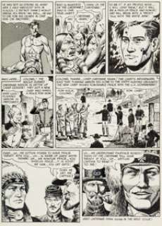 John Severin Two-Fisted Tales #38 "Warpath!" Page 7 Original Art (EC, 1954). Last page from this -