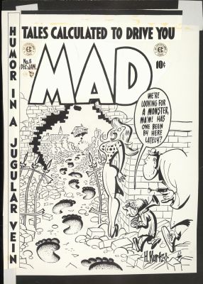 EC LIBRARY PRODUCTION MATERIAL COVER STAT- MAD NO.8 | Russ Cochran