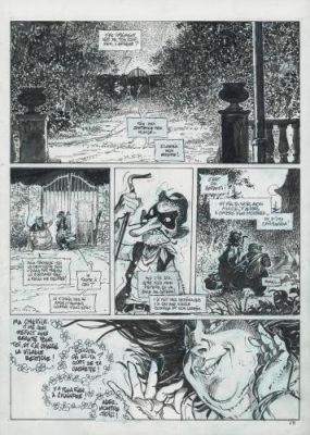 Régis Loisel | La Dernière Maison Juste Avant la Forêt, planche 65 | Galerie 9ème Art