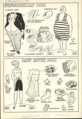 Archie’s MAD HOUSE #2 p.21 "Paper Dolls" | Russ Cochran