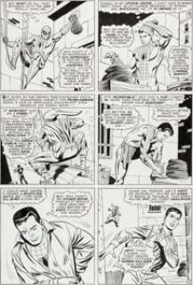 John Romita Sr. and Mike Esposito (as Mickey Demeo) Amazing Spider-Man #39 Story Page 12 Original Art -