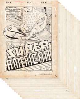 Dan Zolnerowich Fight Comics #17 Complete 14-Page Story Original Art (Fiction House, 1942). The -