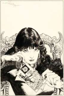 Michael Kaluta Doorway to Nightmare #1 Cover Original Art (DC, 1978). This captivating cover featuring a -