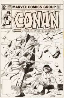 John Buscema Conan #122 Cover Original Art (Marvel, 1981). You may get a bit of a Game of Thrones feel from -