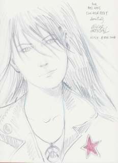 Grenson. Dessin dédicacé La femme accident | BDEnchères