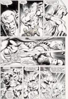 Dale Keown and Sam de la Rosa Incredible Hulk #373 Story Page 19 Original Art (Marvel, 1990). The Hulk -