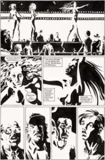 Jill Thompson and Vince Locke Sandman #45 Page 21 Original Art (DC/Vertigo, 1993). An unbelievable page -