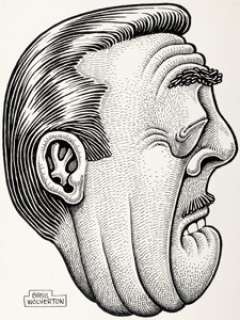 Basil Wolverton Joker October-1955 Gag Cartoon (Humorama, 1955). Wolverton’s detailed line work creates an - | Heritage